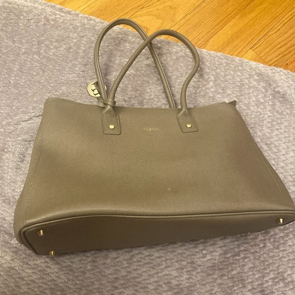 FURLA Gray Olive Shoulder bag - Picture 2 of 4